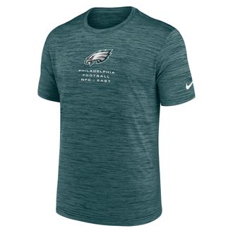 Nike Philadelphia Eagles Velocity Nike Mens Dri-FIT NFL T-Shirt in Green | NKPQ3JD86-QMV