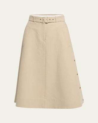 Moncler Belted Utility Skirt