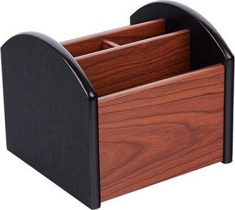 OEM Soporte Para Mando A Distancia, Organizador De Escritorio De Madera: Almacenamiento Multifuncional Para Mandos A Distancia