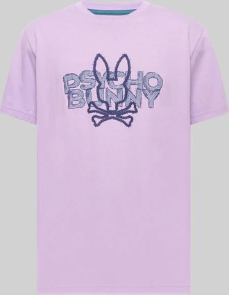 Psycho Bunny Mens Big And Tall Herman Graphic Tee 507 LAVENDULA / 1XLT