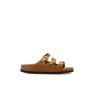 Birkenstock Florida Fresh - Dames - Sandalen - Bruin - 37 EU - Leer - Schoenen