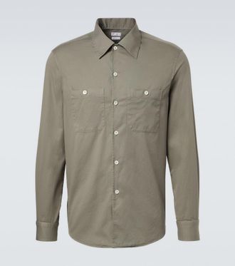 Brunello Cucinelli Camisa de algod&oacute;n