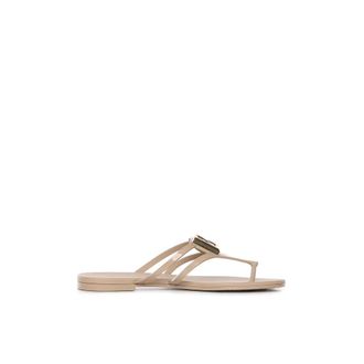 Dolce & Gabbana Flip Flops, female, Beige, Size: 6 US Sliders