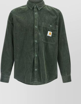 Carhartt Work in Progress corduroy shirt button-down collar