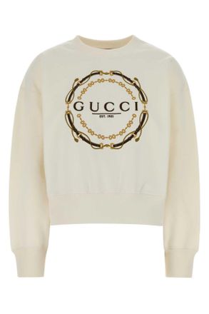 Gucci Ivory Cotton Sweatshirt