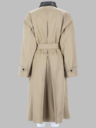 Bottega Veneta Cotton Trench Coat - Beige