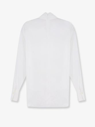 Brunello Cucinelli Womens Shirt With Monile Detail, Cotton Blend White