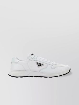 Prada leather low-top sneakers