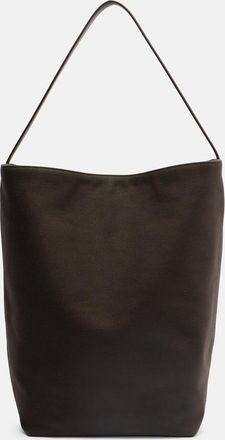 The Row N/S Park Large canvas and leather tote bag