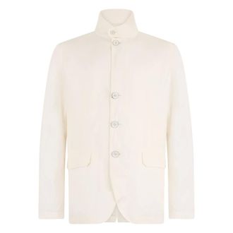 Herno Light Jackets, male, White, Size: L Elegant Jacket