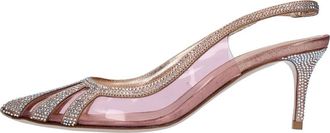 Le Silla Slingback D&eacute;collet&eacute; - Dames - Pumps - Roze - 36 EU - Leer - Schoenen