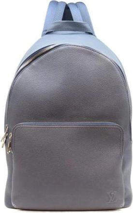 Louis Vuitton Pre-owned Vintage Rugzak - Heren - Vintage Rugzakken - Blauw - ONE Size - Leer - Vintage