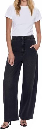 Pistola Denim Lottie High Rise Bowed-Leg Jeans In Zen