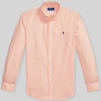 Polo Ralph Lauren Custom Fit Freizeithemd aus reiner Baumwolle in Orange, Gr&ouml;&szlig;e XXL