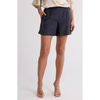 TWP Champ Silk Shorts in Midnight at Nordstrom Rack, Size X-Small