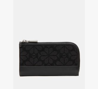 Kate Spade New York Devin Spade Flower Jacquard Bifold Wallet