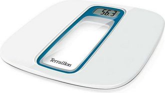Terraillon B&aacute;scula De Ba&ntilde;o Electr&oacute;nica 160kg / 100g Blanco / Azul - 14470 - Terraillon