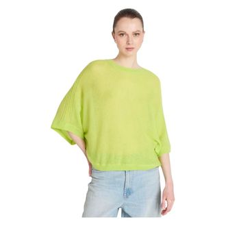 Absolut Cashmere Cashmere Knitwear, female, Green, Size: XS/S Benedicta T-shirt
