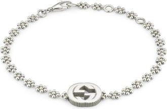 Gucci Interlocking G Sterling Zilveren Armband - Dames - Armbanden - Grijs - ONE Size - Accessoires