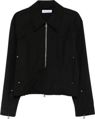 Kiko Kostadinov Kraner wool blouson - Black