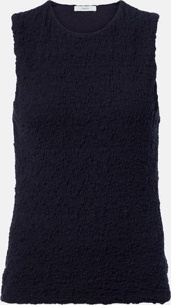 Vince Top in misto cotone a punto smock