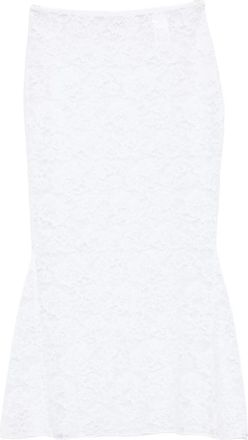 Os&eacute;ree Lace Midi Skirt