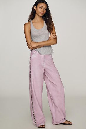 Essentiel Jeeper 100% Cotton Wide-Leg Pants