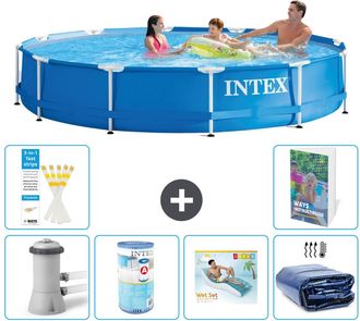 Intex Piscina Con Estructura Redonda - 366x76 Cm - 7-piezas S347