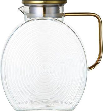 OEM Jarra De Vidrio Para Verter Agua, Encaja Perfectamente En La Puerta Del Frigor&iacute;fico, Jarra Decantadora Multifuncional, Jarra Con Tapa, 2500 Ml