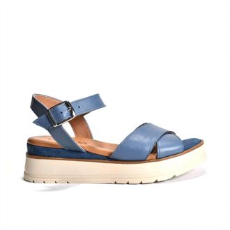 Cordani Womens Arius Wedge Sandal In Blue