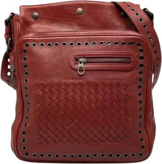 Bottega Veneta Pre-owned Cross Body Bags, female, Red, Size: ONE SIZE Pre-owned Vintage Crossbody Bag