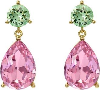 Ted Baker Tearsa Crystal Teardrop Earrings in Metallic Gold at Nordstrom