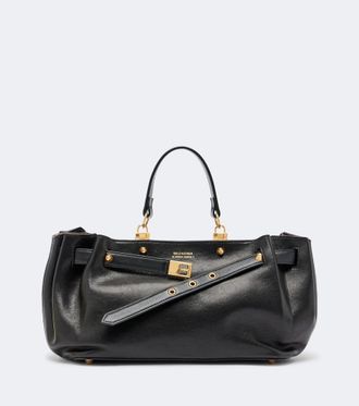Balenciaga Borsa Fan Small in pelle