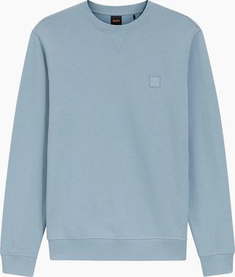 HUGO BOSS Mens Boss New WeStart Crew Sweat - Blue - Size: 38