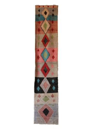 AFK Living Alfombra bereber marroqu&iacute; de pura lana 89 x 492 cm