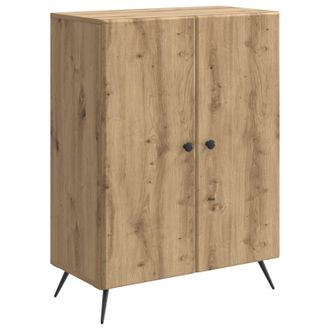 vidaXL Aparador Roble Artisan 66 X 34,5 X 90 Cm Madera De Ingenier&iacute;a Vidaxl