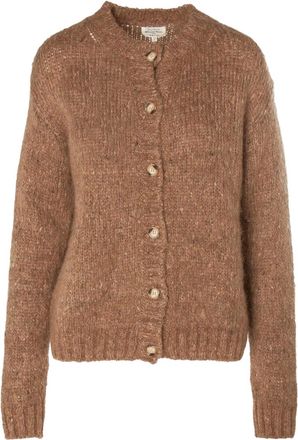 Hartford Womens Knit Pullover Maxie Cardigan In Beige