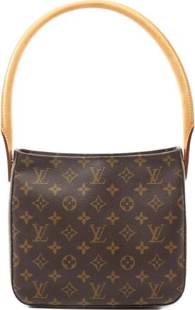 Louis Vuitton Borsa a spalla Looping MM 2001 - Marrone