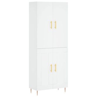 Berkfield Home Highboard White 69.5x34x180 cm Engineered Wood