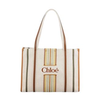 Chlo&eacute; Tote Bags - Dames - Tassen - Beige - Maat: ONE Size