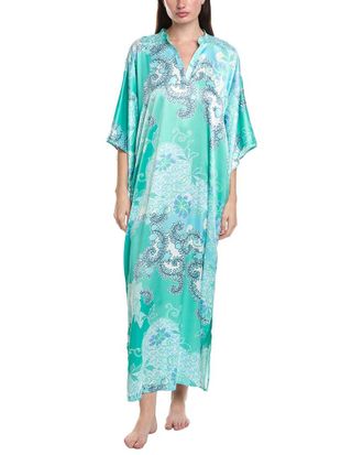 Natori Flourish Printed Satin Night Gown