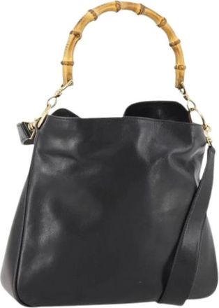 Gucci Pre-owned Handbags, female, Black, Size: ONE SIZE Pre-owned Vintage Hand Bag