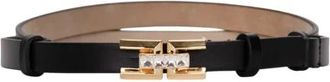 Elisabetta Franchi Cintur&oacute;n con logo - Accessories - Mujer - Negro - S