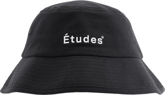 &Eacute;tudes Studio Black Logo Embroidered Bucket Hat
