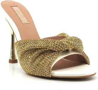 Liu Jo Mules met strass - Dames - Muiltjes - Geel - 36 EU - Schoenen