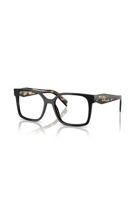 Prada 54mm Rectangle optical glasses in Black at Nordstrom