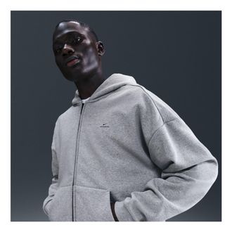 Nike Standard Issue Therma-FIT Full-Zip Hoodie Dark Grey Heather IO3690-063
