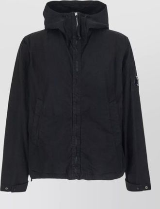 C.P. Company hooded blazer buttoned flap and arm pockets