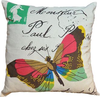 Amity Home Butterfly Flight Decorative Pillow