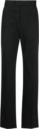 Alexander McQueen Dames, Broeken, Zwart, Maat: XL Katoen